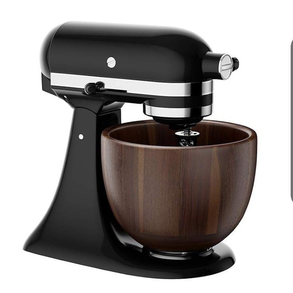 SpaceAid Acacia Wood Mixing Bowl for 4.5 & 5 QT Tilt-Head Stand Mixers NEW V18 - Picture 2 of 8